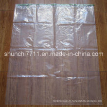 Sac d&#39;emballage PE transparent avec corde (25 * 35cm * 30um)